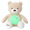 Chicco Baby Bear zenélő plüss maci projektor és éjszakai fény – natúr