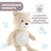Chicco Baby Bear zenélő plüss maci projektor és éjszakai fény – natúr