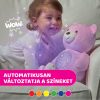 Chicco Baby Bear zenélő plüss maci projektor és éjszakai fény – rózsaszín