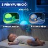 Chicco Next 2 Stars hangérzékelős zenélő projektor plüss macival – kék