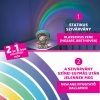 Chicco Rainbow Bear szivárványfényes zenélő projektor – rózsaszín