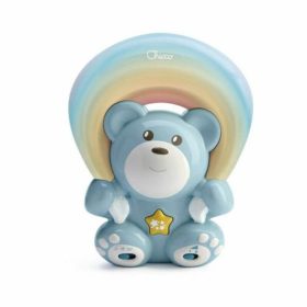   Chicco Rainbow Bear szivárványfényes zenélő projektor – kék