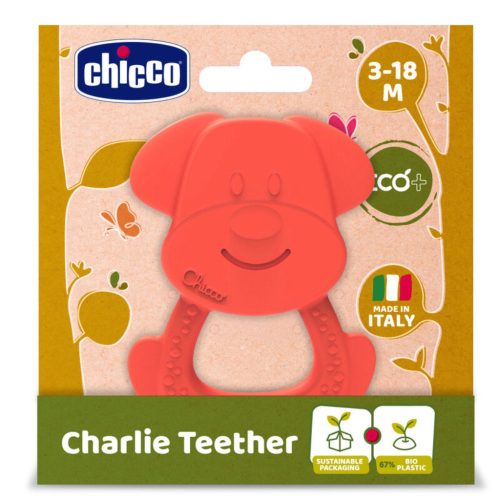 Chicco Charlie kutyás rágóka ECO+ – barátságos segítség a fogzás napjaira