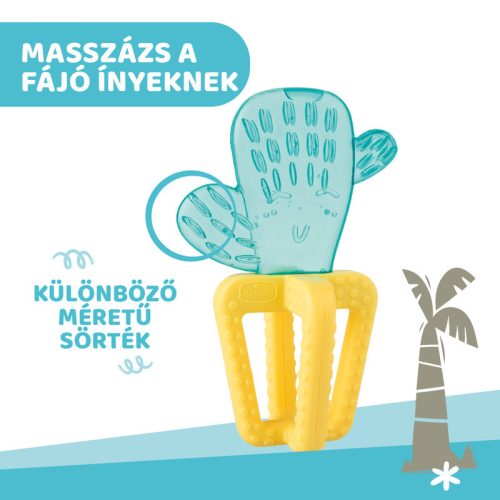 Chicco Frissítő–hűsítő rágóka – Kaktusz