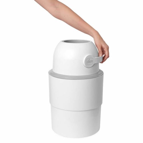 Chicco Odour Off teleszkópos pelenkatároló szemetes – Fehér – 15 db nejlonzsákkal