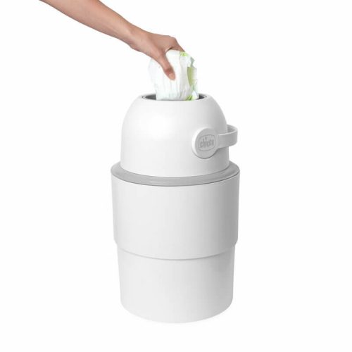 Chicco Odour Off teleszkópos pelenkatároló szemetes – Fehér – 15 db nejlonzsákkal