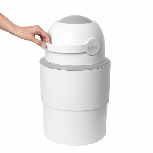 Chicco Odour Off teleszkópos pelenkatároló szemetes – Fehér – 15 db nejlonzsákkal