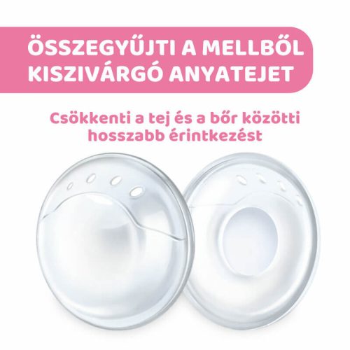 Chicco tejgyűjtő és mellbimbóvédő kagyló – 2 db