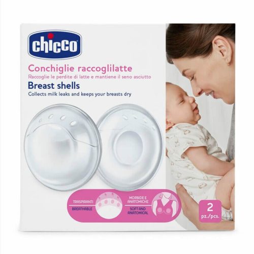 Chicco tejgyűjtő és mellbimbóvédő kagyló – 2 db