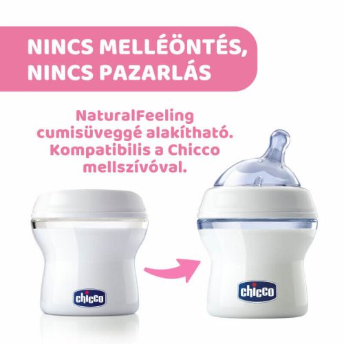 Chicco NaturalFeeling anyatejtároló készlet – 4 × 150 ml
