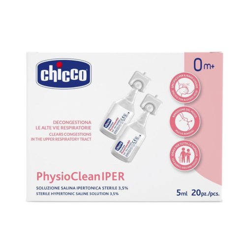 Chicco PhysioClean hipertóniás sóoldat, 3,5%-os (5 ml), 20 db