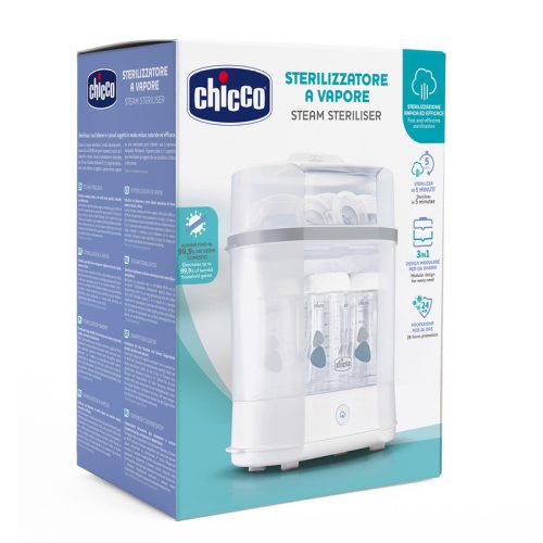 Chicco 3in1 gőzsterilizáló – gyors, természetes és rugalmas higiénia
