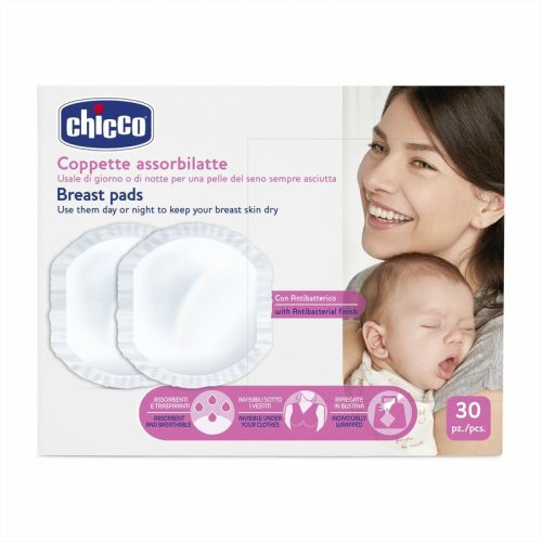 Chicco antibakterális melltartóbetét, ultra nedvszívó réteggel, 30 db