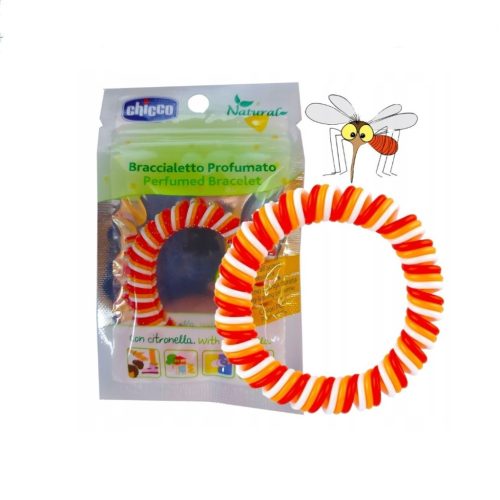 Chicco Natural Bracelet illatosított karkötő 3év+, pink
