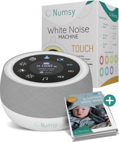 Numsy Touch érintőpaneles fehérzaj-készülék éjszakai fénnyel