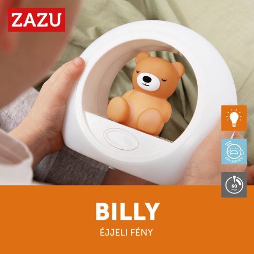 ZAZU Billy hangérzékelős éjjeli fény időzítővel – Karamell