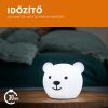 ZAZU Bor tölthető, többszínű szilikon éjjeli fény – Maci