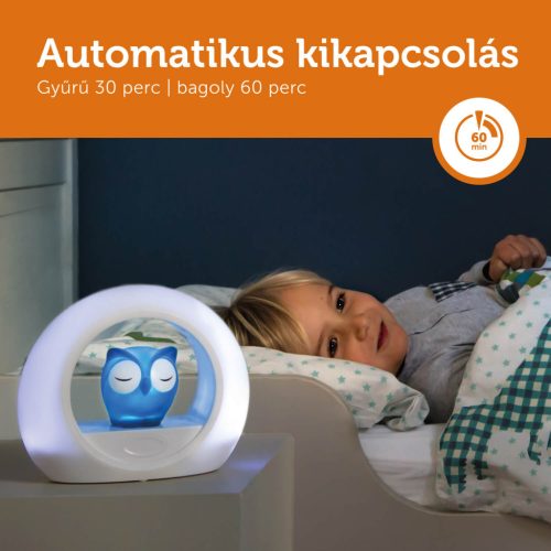 ZAZU Lou hangérzékelős éjjeli fény időzítővel – Kék