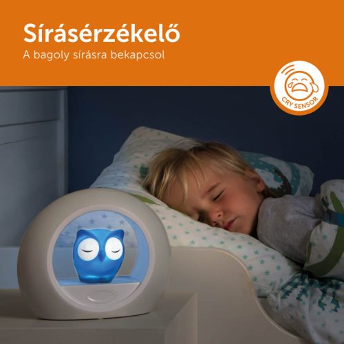 ZAZU Lou hangérzékelős éjjeli fény időzítővel – Kék