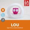 ZAZU Lou hangérzékelős éjjeli fény időzítővel – Rózsaszín