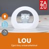 ZAZU Lou hangérzékelős éjjeli fény időzítővel – Szürke