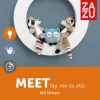 ZAZU tölthető, mozdulatvezérelt fali éjjeli fény 3 mágneses plüssfigurával