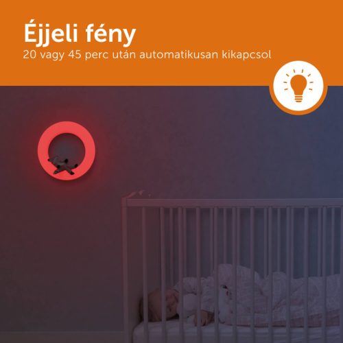 ZAZU tölthető, mozdulatvezérelt fali éjjeli fény 3 mágneses plüssfigurával