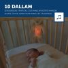 ZAZU Ro bézs babanyugtató plüssnyuszi színes éjjeli fénnyel és altatóhangokkal