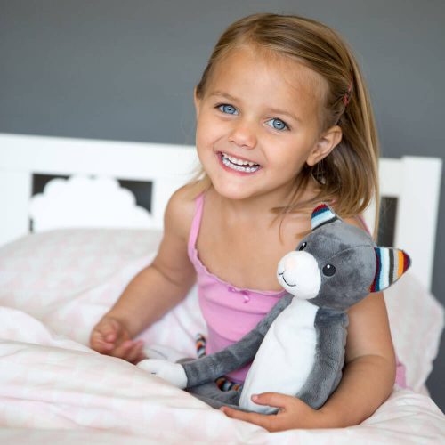 ZAZU Katie zenélő plüsscica éjjeli fénnyel és nyugtató dallamokkal