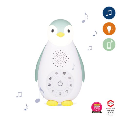 ZAZU Zoe 3 az 1-ben hanggép, éjjeli fény és Bluetooth hangszóró – Kék