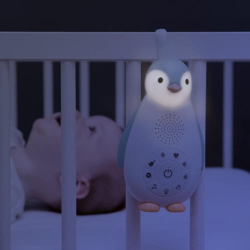 ZAZU Zoe 3 az 1-ben hanggép, éjjeli fény és Bluetooth hangszóró – Kék