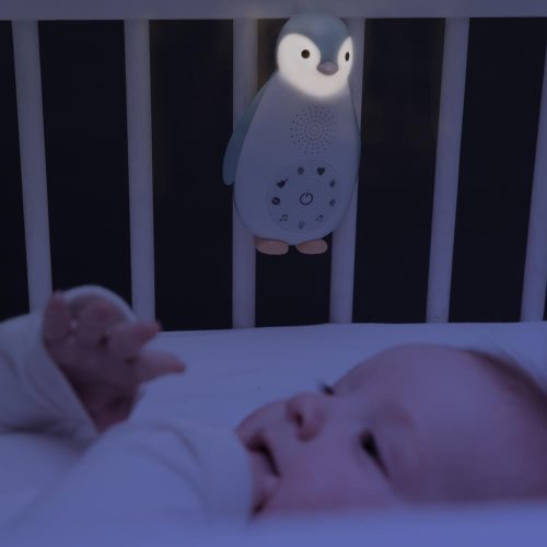 ZAZU Zoe 3 az 1-ben hanggép, éjjeli fény és Bluetooth hangszóró – Kék
