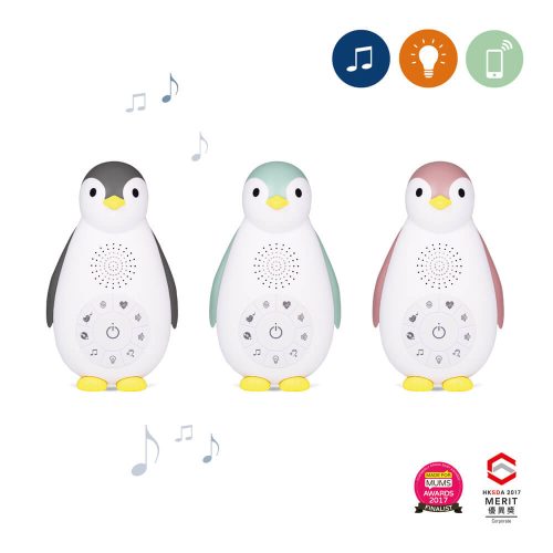 ZAZU Zoe 3 az 1-ben hanggép, éjjeli fény és Bluetooth hangszóró – Rózsaszín