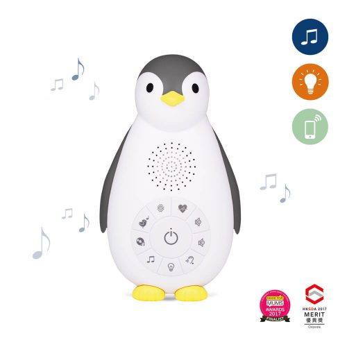 ZAZU Zoe 3 az 1-ben hanggép, éjjeli fény és Bluetooth hangszóró – Szürke