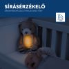 ZAZU Bruno babanyugtató plüssmackó éjjeli fénnyel, fehér zajjal és hangrögzítővel