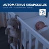 ZAZU Bruno babanyugtató plüssmackó éjjeli fénnyel, fehér zajjal és hangrögzítővel