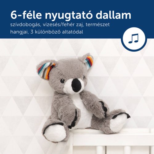 ZAZU Coco zenélő babanyugtató plüsskoala fehér zajjal és sírásérzékelővel
