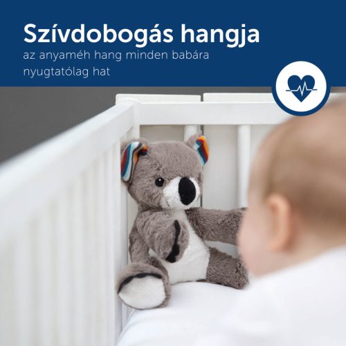 ZAZU Coco zenélő babanyugtató plüsskoala fehér zajjal és sírásérzékelővel