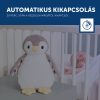 ZAZU Phoebe babanyugtató plüsspingvin éjjeli fénnyel és hangrögzítővel